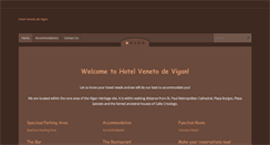 Desktop Screenshot of hotelvenetodevigan.com