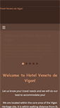 Mobile Screenshot of hotelvenetodevigan.com